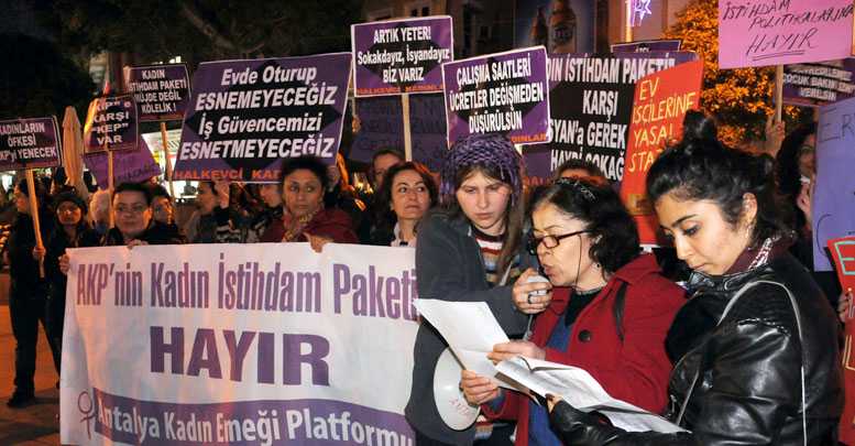 Kadın istihdam paketine tepki