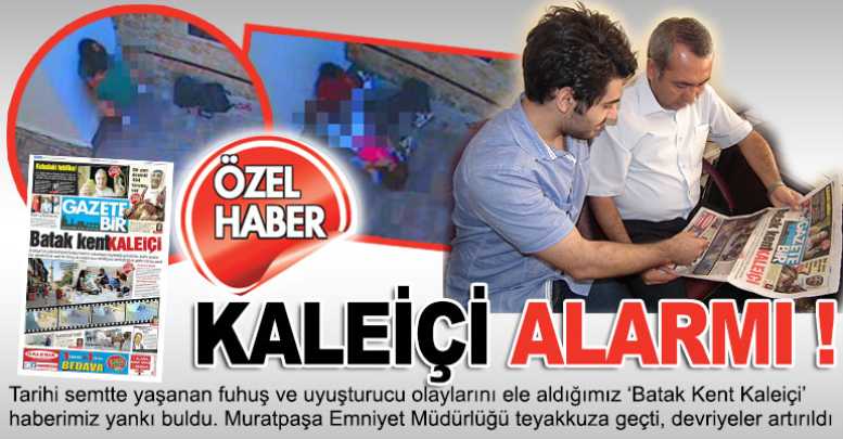 Kaleiçi alarmı !