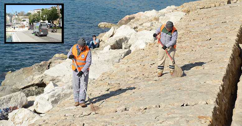 Kaleiçi’nde temizlik