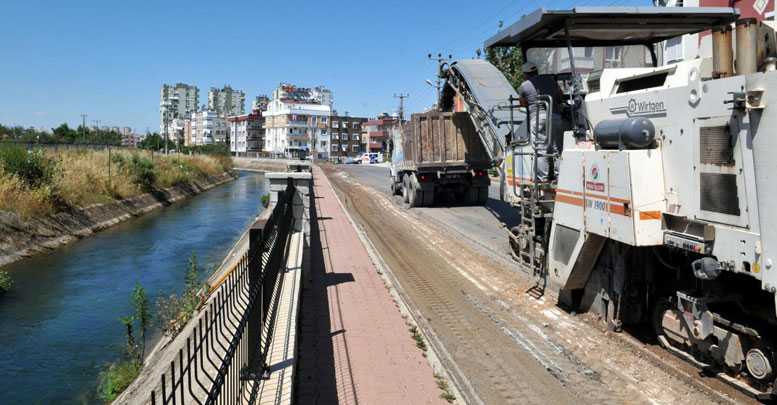 Kanal yoluna asfalt