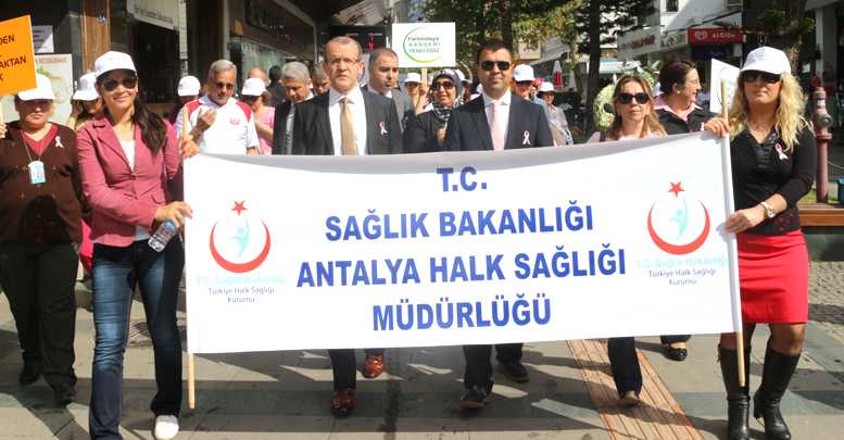 KANSERE DİKKAT YÜRÜYÜŞÜ