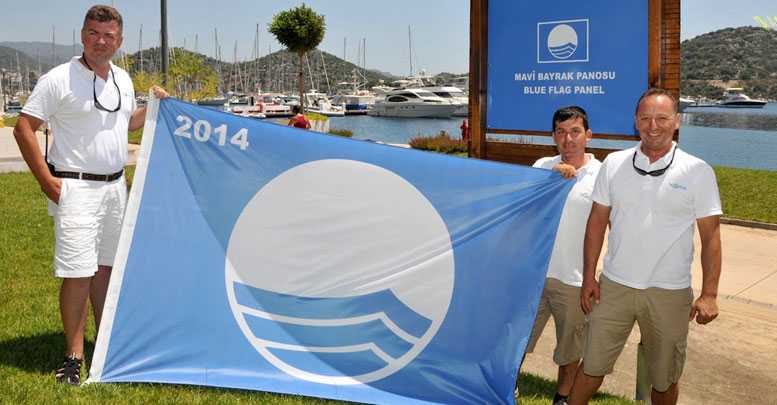Kaş Marina’ya mavi bayrak