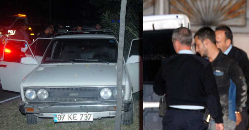 Kaza yaptı yakalandı