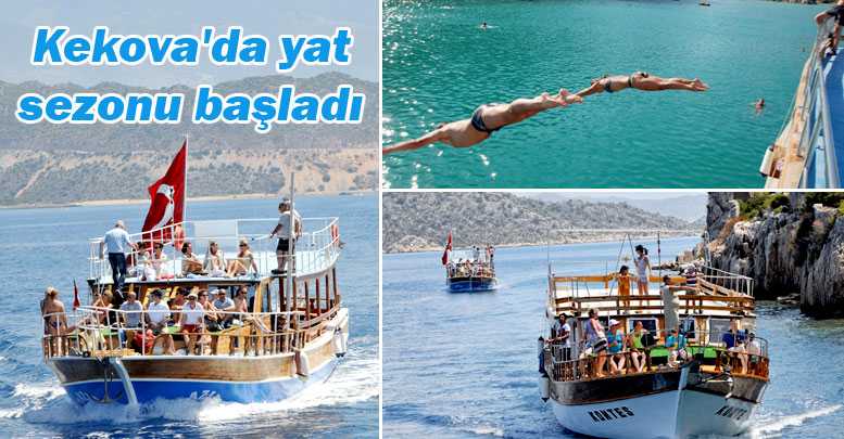 Kekova'da yat sezonu başladı
