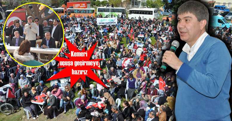Kemer'de Türel ve Üras fırtınası