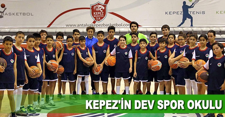 Kepez'in dev spor okulu