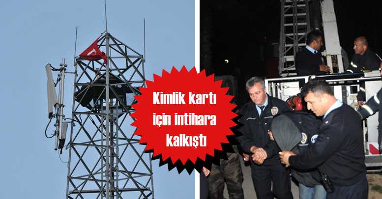 Kimlik kartı için intihara kalkıştı