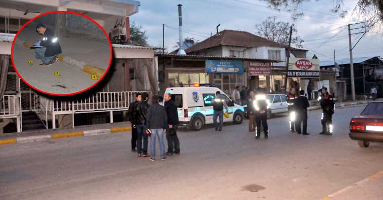 Kıraathaneye silahlı saldırı: 1 yaralı