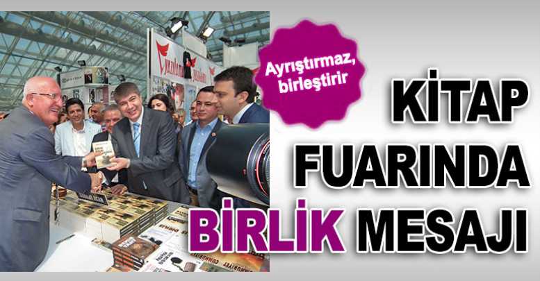 Kitap fuarında birlik mesajı