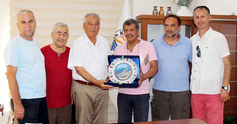 Komşu başkanlar Kaş’ta buluştu