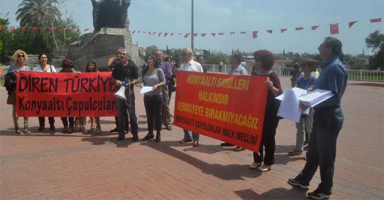 Konyaaltı sahili için eylem