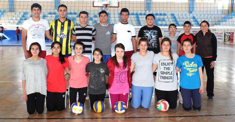Korkuteli’de voleybol atağı