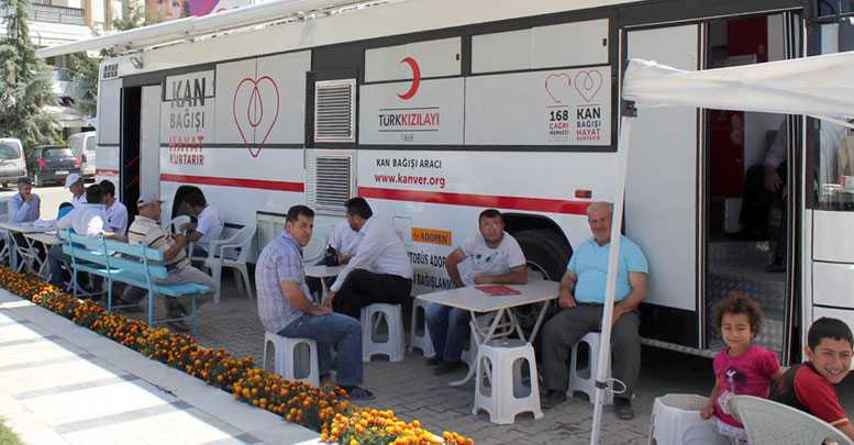 Korkuteli'nde 40 ünite kan bağışı