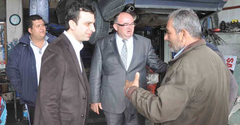 Köse havai fişeklerle karşılandı