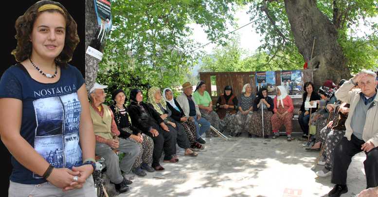 Köyün tek ‘genç kızı’