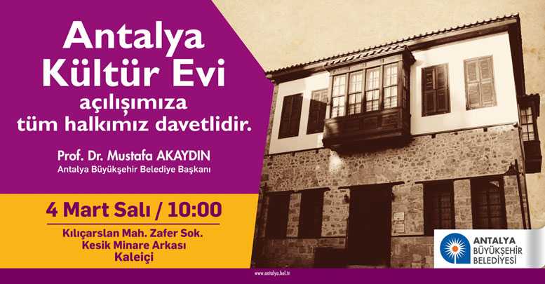 Kültür Evi açılıyor