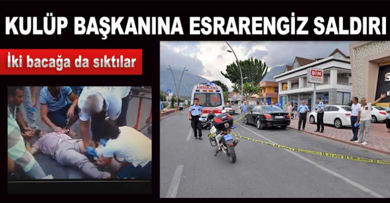Kulüp başkanına esrarengiz saldırı