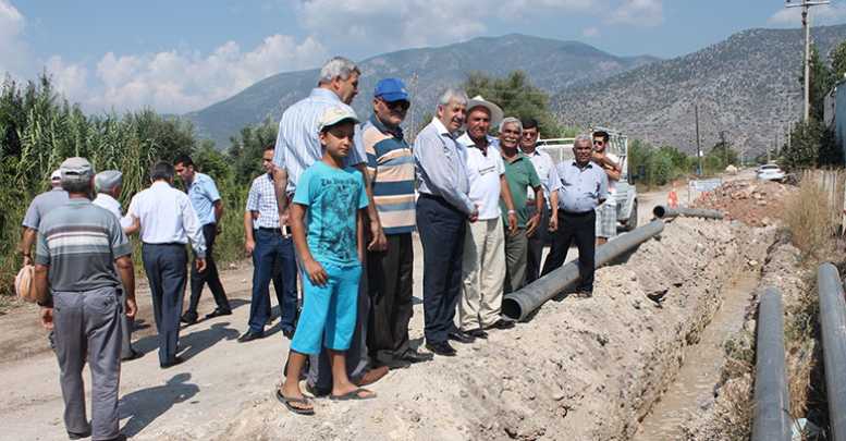 Kumluca’da ‘su’ çalışması