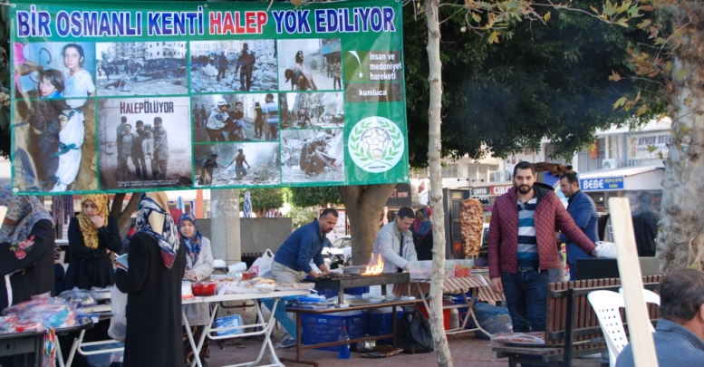 Kumluca’dan Halep’e destek var