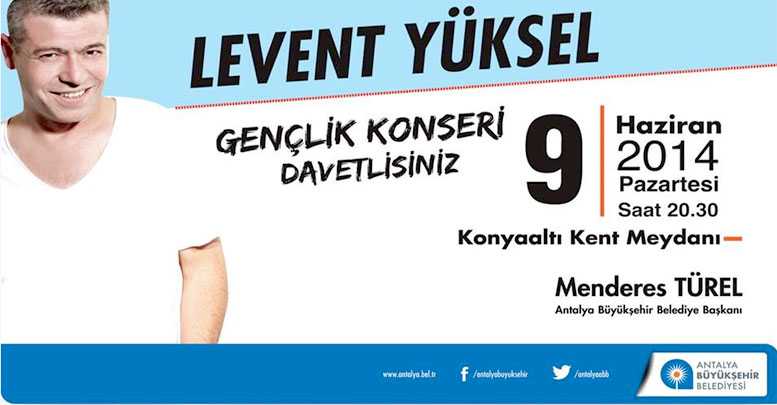 Levent Yüksel Konyaaltı’nda