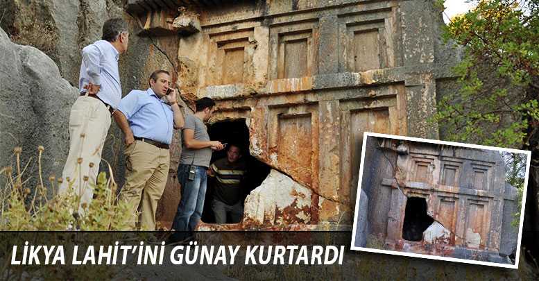 Likya Lahit’ini Günay kurtardı