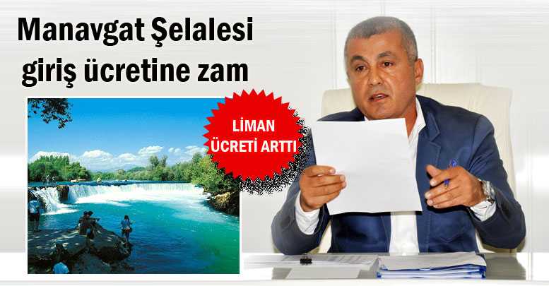 Manavgat Şelalesi giriş ücretine zam