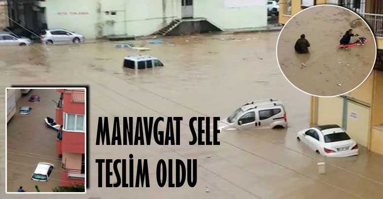 Manavgat sele teslim oldu