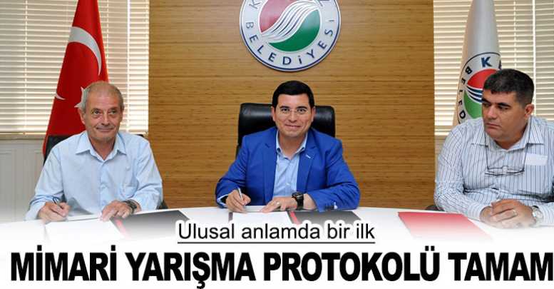 Mimari yarışma Protokolü tamam