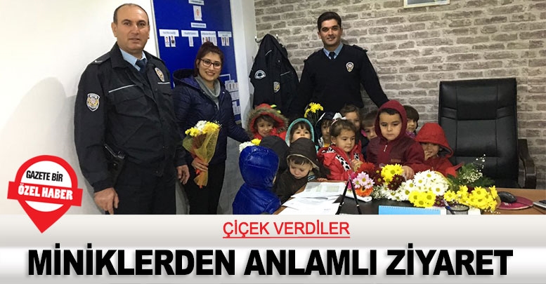Miniklerden anlamlı ziyaret