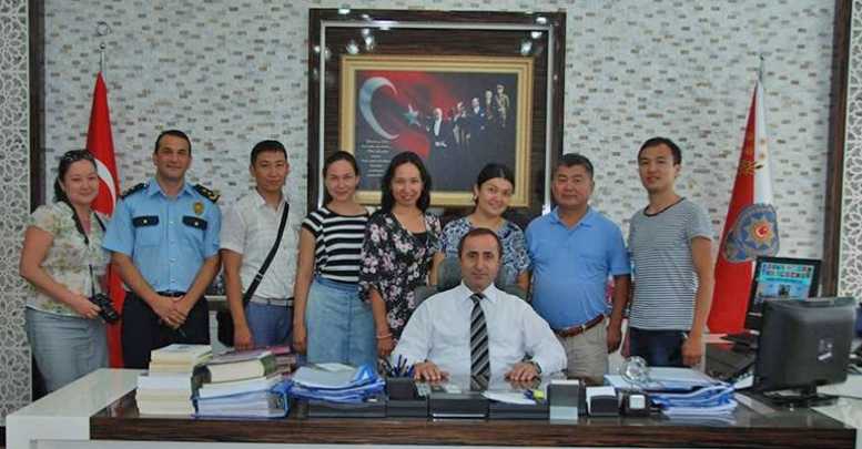 Müdür Tonbul’a Kazak misafir