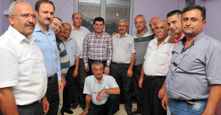 Muhtarlarla buluştu