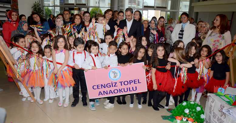 Muratpaşa’da minikler sergi açtı