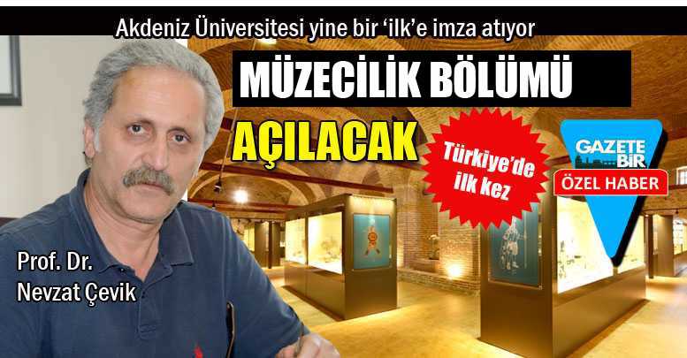 MÜZECİLİK BÖLÜMÜ AÇILACAK