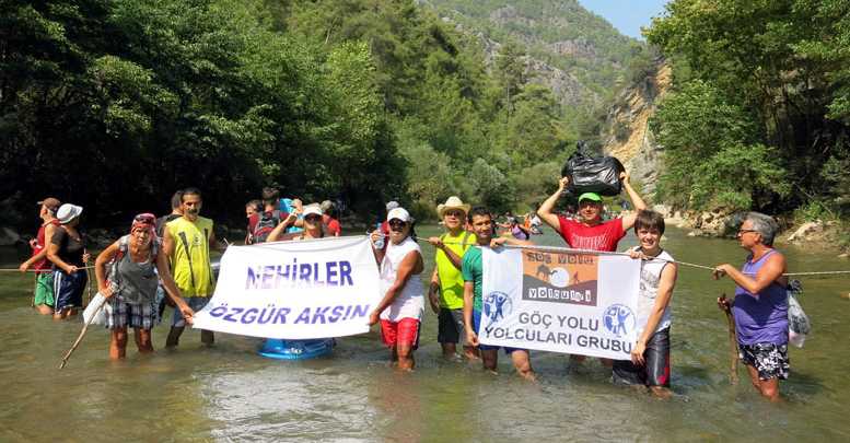 Nehirlere özgürlük yürüyüşü