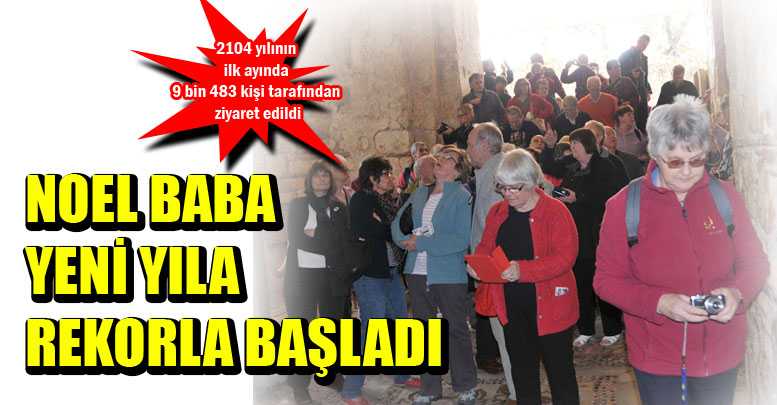 Noel Baba yeni yıla rekorla başladı