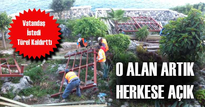 O ALAN ARTIK HERKESE AÇIK