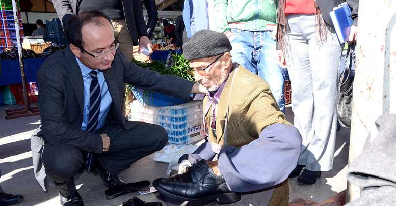 Öner esnafı dinledi