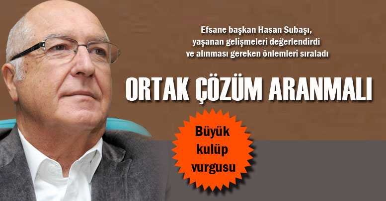 Ortak çözüm aranmalı