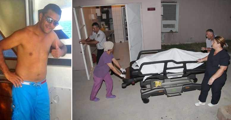 Otel çalışanı denizde öldü