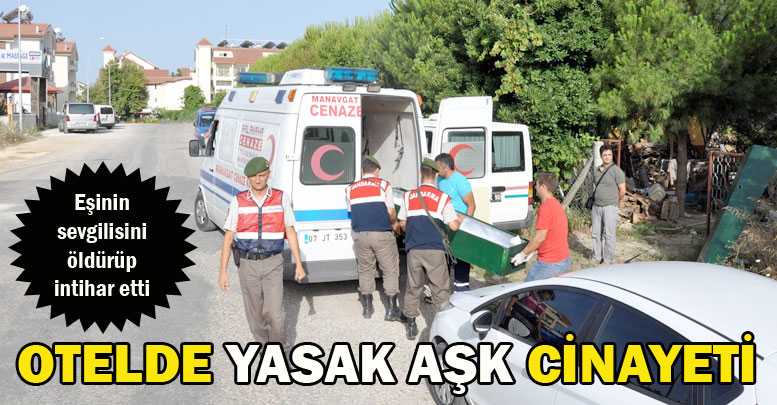 Otelde yasak aşk cinayeti