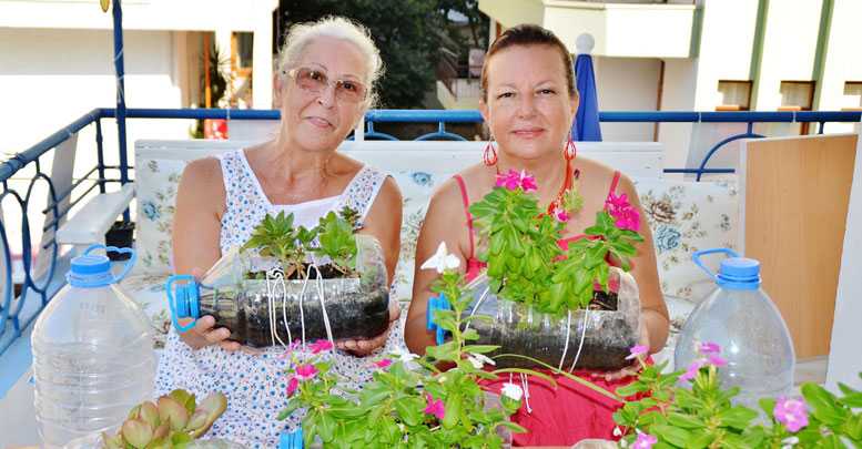 Plastik su şişeleri SAKSI OLDU