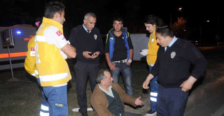 Polis yardım etti