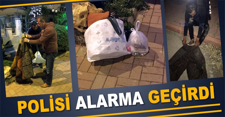 Polisi alarma geçirdi