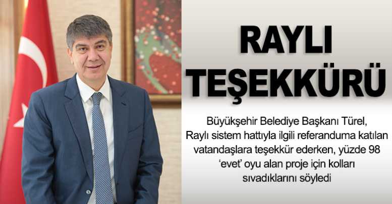 Raylı teşekkürü