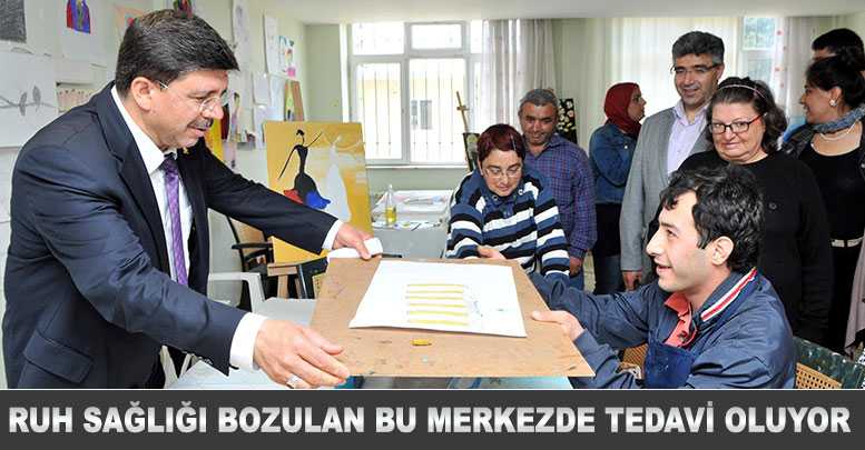 Ruh sağlığı bozulan bu merkezde tedavi oluyor