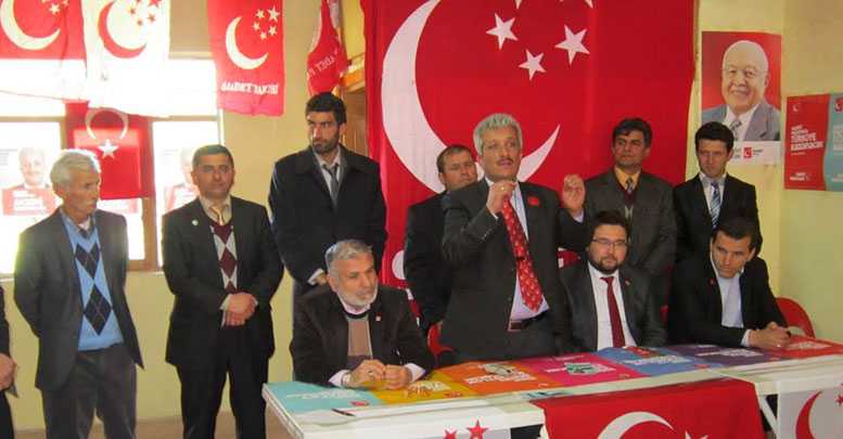 Saadet Partisi seçim irtibat bürosu açıldı