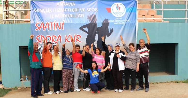 SAĞLIK İÇİN ‘SAATİNİ SPORA KUR’ PROJESİ