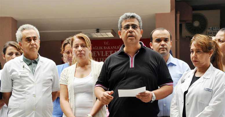 Sağlıkçılardan ‘şiddete hayır’