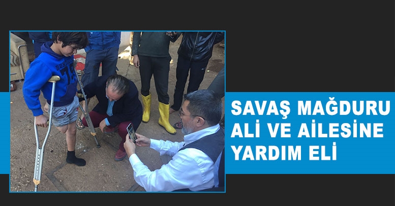 Savaş Mağduru Ali ve ailesine yardım eli
