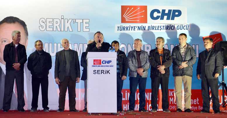 Serik’te DP CHP'li adayı destekleyecek